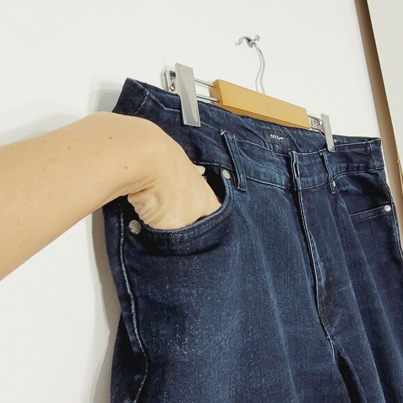 Suko Jeans Women's Dark Wash Cotton Blend Mid-Rise Bootcut Denim Jean Size 14 - Picture 9 of 15